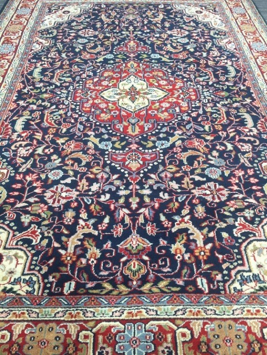 Tt1085 perzisch tapijt vloerkleed tabriz blauw rood 11