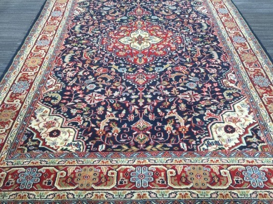 Tt1085 perzisch tapijt vloerkleed tabriz blauw rood 7