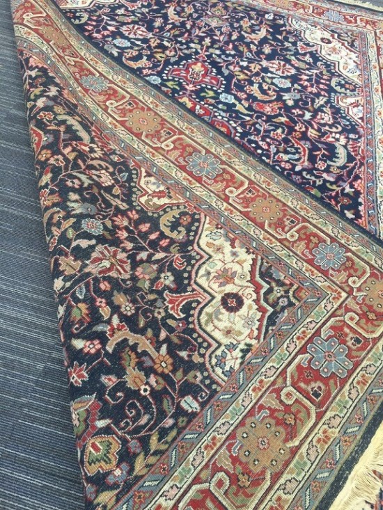 Tt1085 perzisch tapijt vloerkleed tabriz blauw rood 8