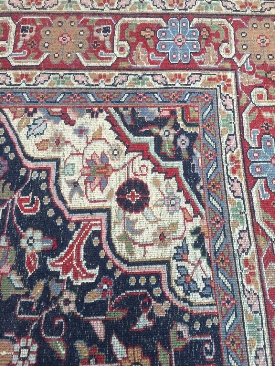 Tt1085 perzisch tapijt vloerkleed tabriz blauw rood 9