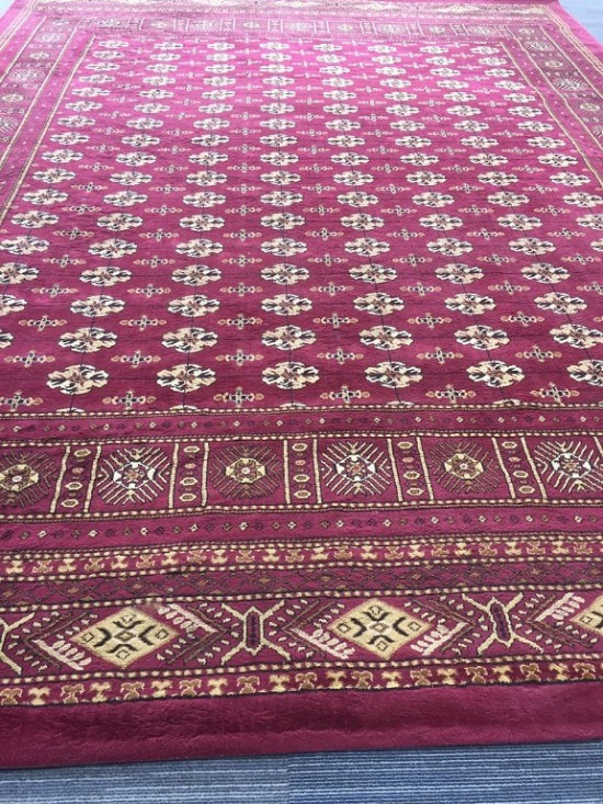 Tt1088 tapijtvloerkleed perzisch oosters donkerrood 1