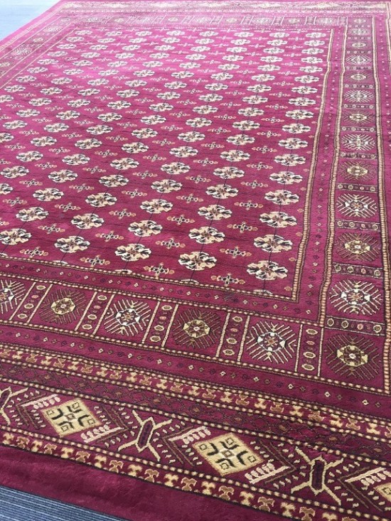 Tt1088 tapijtvloerkleed perzisch oosters donkerrood 2