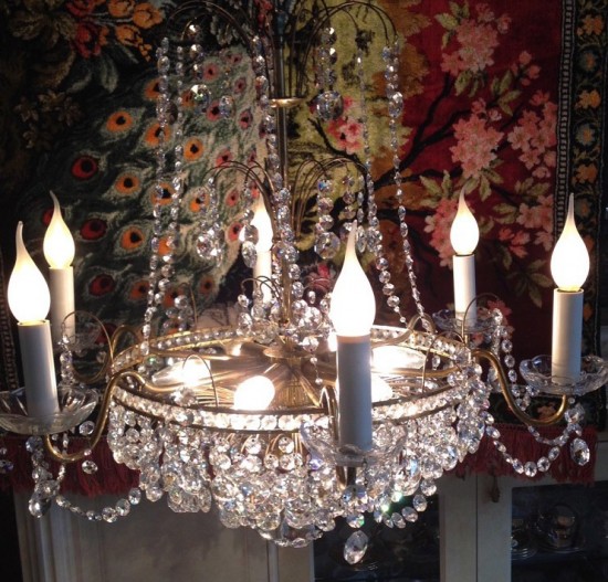 Vk3021 kroonluchter swarovski kristal 18