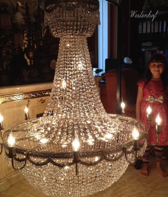 Vk3036 kristallen kroonluchter zilver 11 0