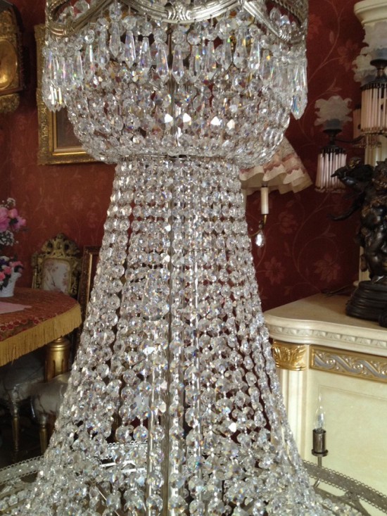 Vk3036 kristallen kroonluchter zilver 5