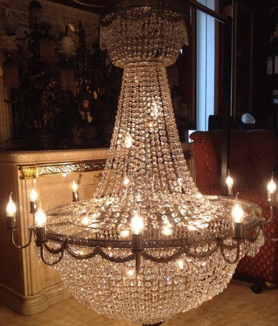 Vk3036 kristallen kroonluchter zilver 7 0