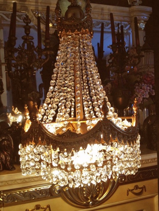 Vk3037 antieke kroonluchter kristal 1