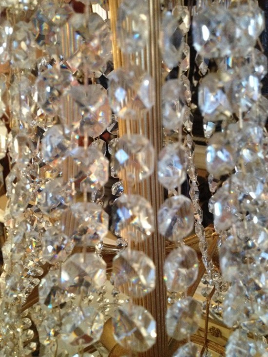 Vk3037 antieke kroonluchter kristal 12