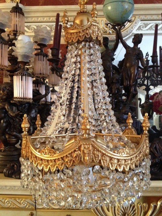 Vk3037 antieke kroonluchter kristal 4