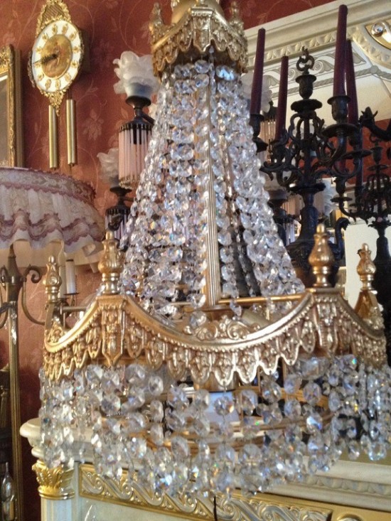 Vk3037 antieke kroonluchter kristal 7