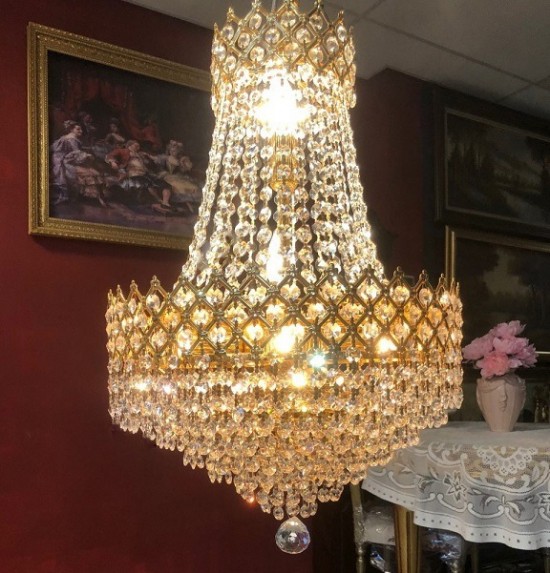 Vk3073 13 kristallen kroonluchter