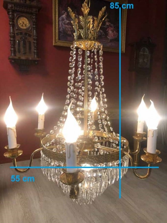 Vk3084 14   kroonluchter kristal