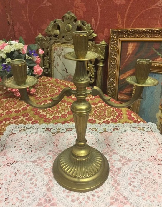 Vl k8018 antieke kandelaar 3
