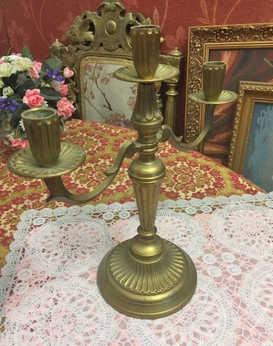 Vl k8018 antieke kandelaar 4