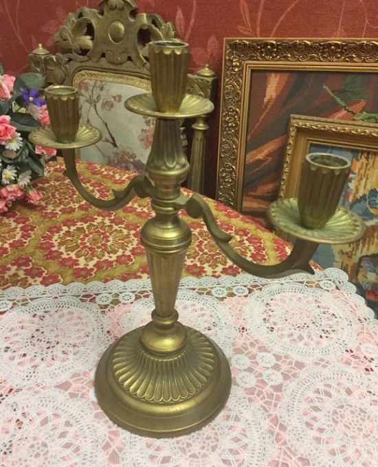 Vl k8018 antieke kandelaar 5