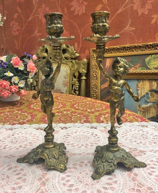 Vl k8019 koperen kandelaars 1