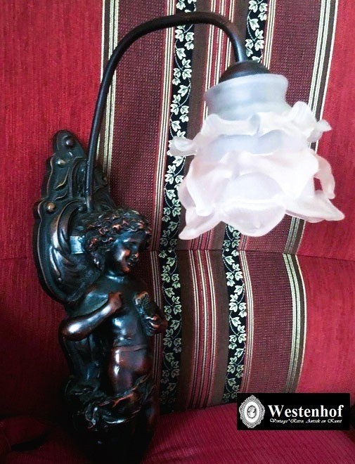 Vpl5091 41 lamp met engel beeld