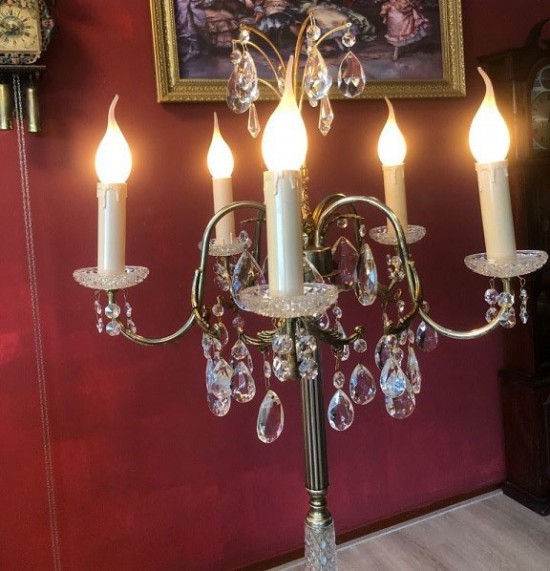 Vsl709 9   staande lamp kristal