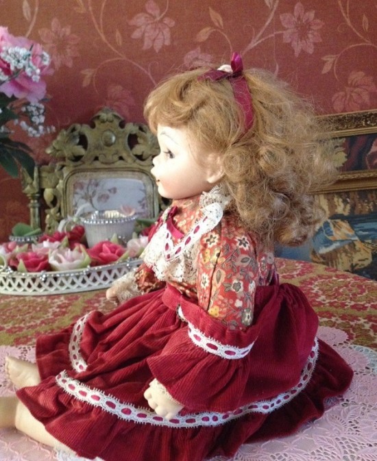 Vsp503 antieke pop porselein 4