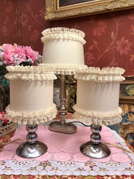 Vtl1064 vintage tafellampen creme 9