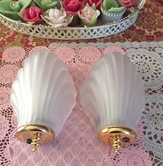 Vw231 2x wandlampen set 8