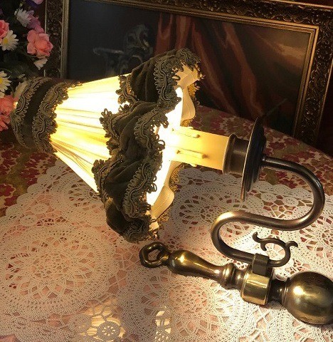 Vw255 7   wandlamp antiek