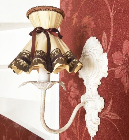 Vw293 2 brocante wandlamp