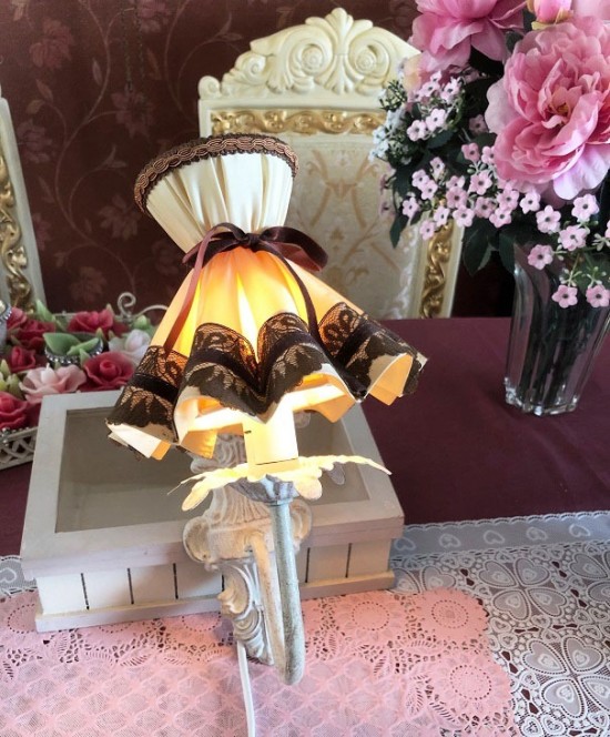 Vw293 6 brocante wandlamp