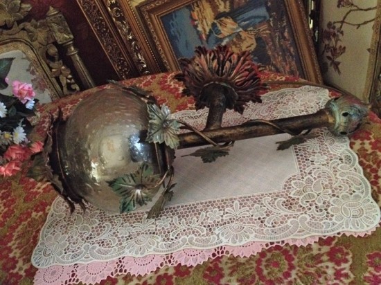 Wandlamp ijzer antiek retro 2