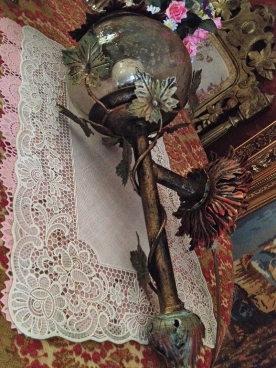 Wandlamp ijzer antiek retro 4