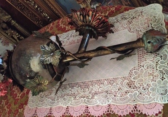 Wandlamp ijzer antiek retro 7