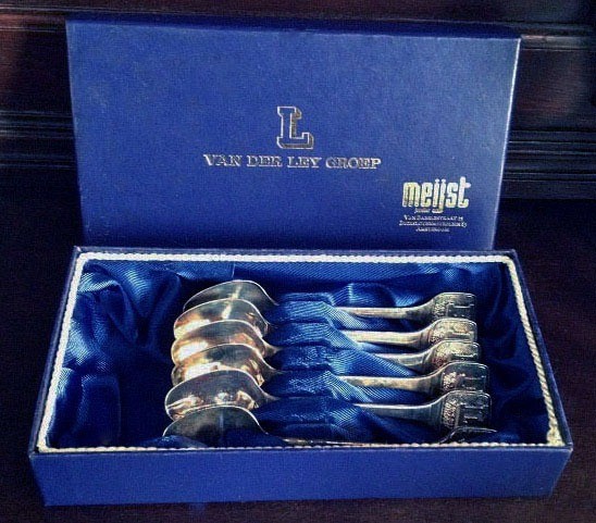 Zilveren lepel antiek 2   1