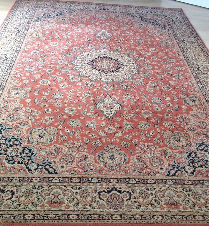 Verrassend Vintage perzisch tapijt/vloerkleed Nain, 300 x 200 cm - oud roze ON-77