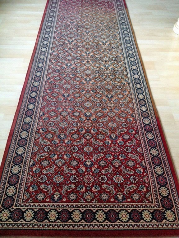 hoe te gebruiken Wauw rekken Vintage wollen loper perzisch/oosters tapijt hal/gang kleed tabriz, 255x85  cm - rood - Lopers tapijten - Westenhof
