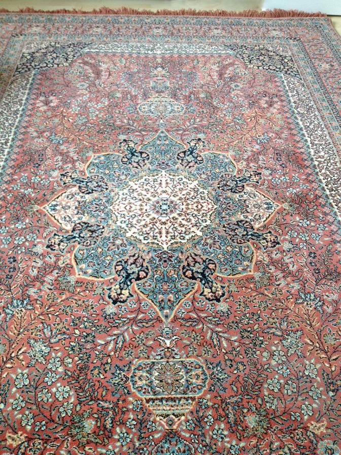 Wollen perzisch tapijt/vloerkleed Tabriz oudroze/oud-roze 300 x 200 cm - Tapijten / Vloerkleden - Westenhof