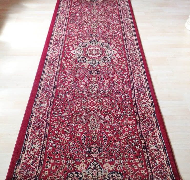 blootstelling expositie Uitmaken 2 lopers perzisch tapijt /hal/gang kleed tabriz loper 220x80 cm - rood -  Lopers tapijten - Westenhof