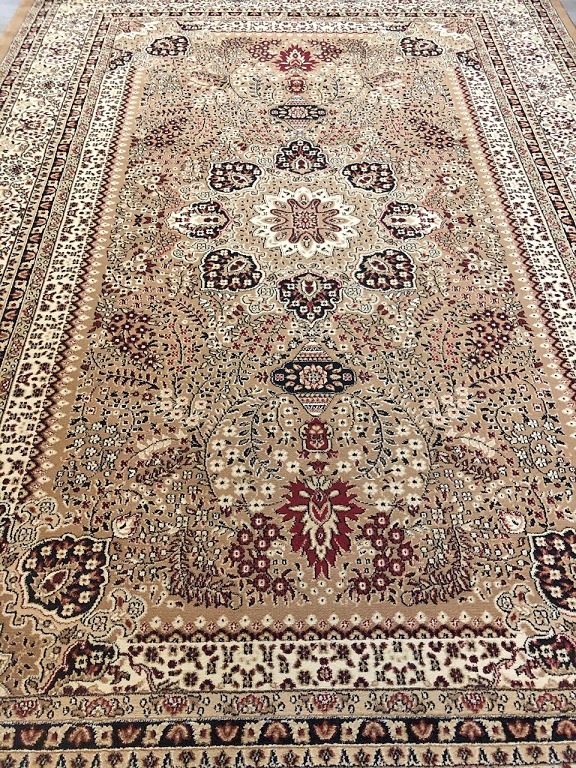 totaal heilige toediening Oosters vloerkleed/perzisch tapijt tabriz klassiek 300x200 cm - Beige -  Tapijten / Vloerkleden - Westenhof