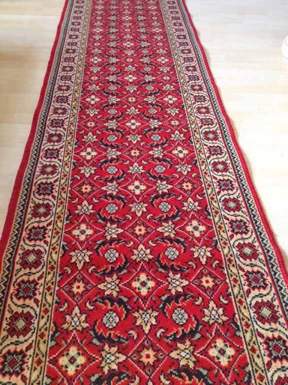mythologie Verst spellen Vintage loper perzisch hal/gang oosterse tapijt wol,mahal,800x68 cm - rood  - Lopers tapijten - Westenhof